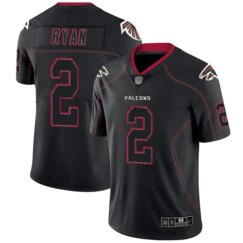 Atlanta Falcons Limited Lights Out Black Men Matt Ryan Jersey NFL Football 2 Rush